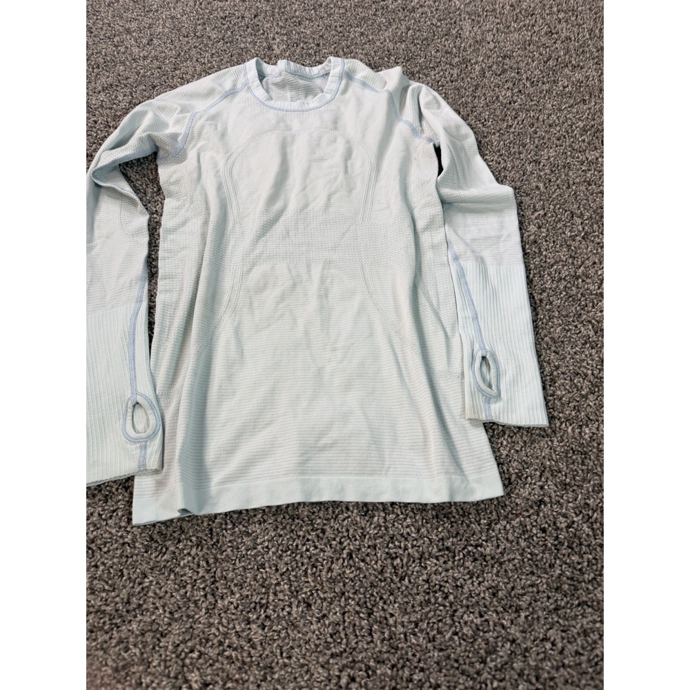 Lululemon Swiftly Tech Long Sleeve T Shirt Women's Size 6 Blue